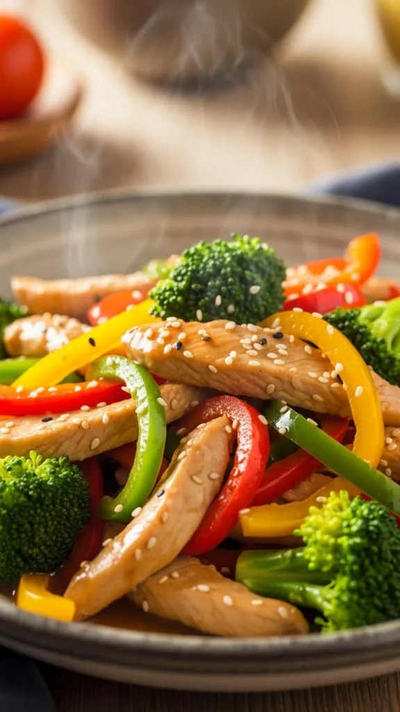 1. Classic Chicken Vegetable Stir Fry