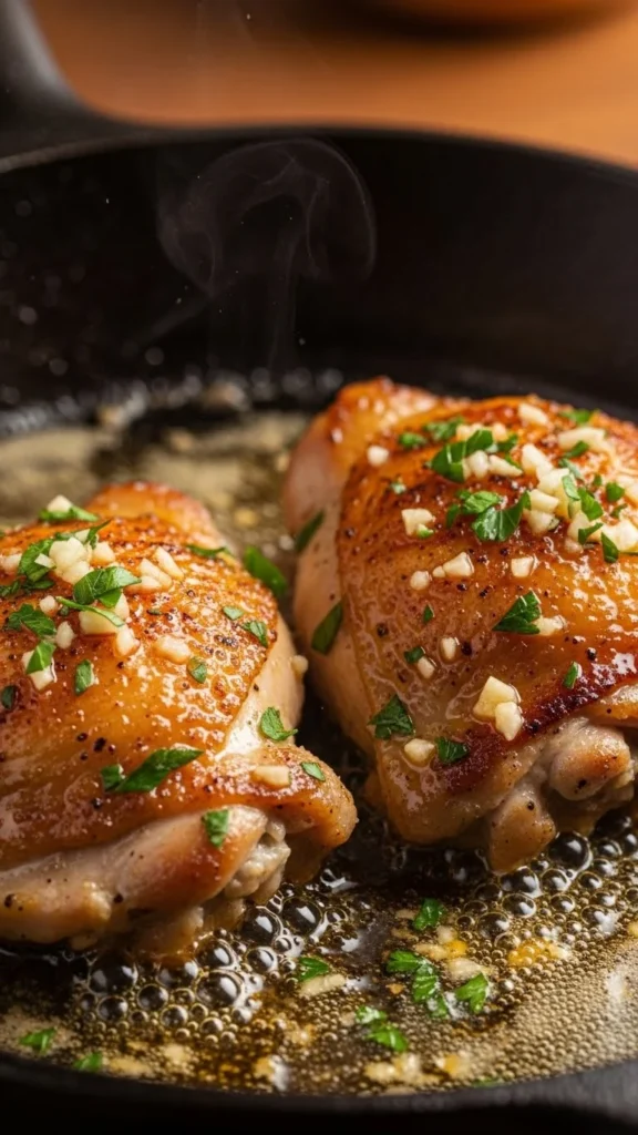 1. Garlic Butter Skillet Chicken