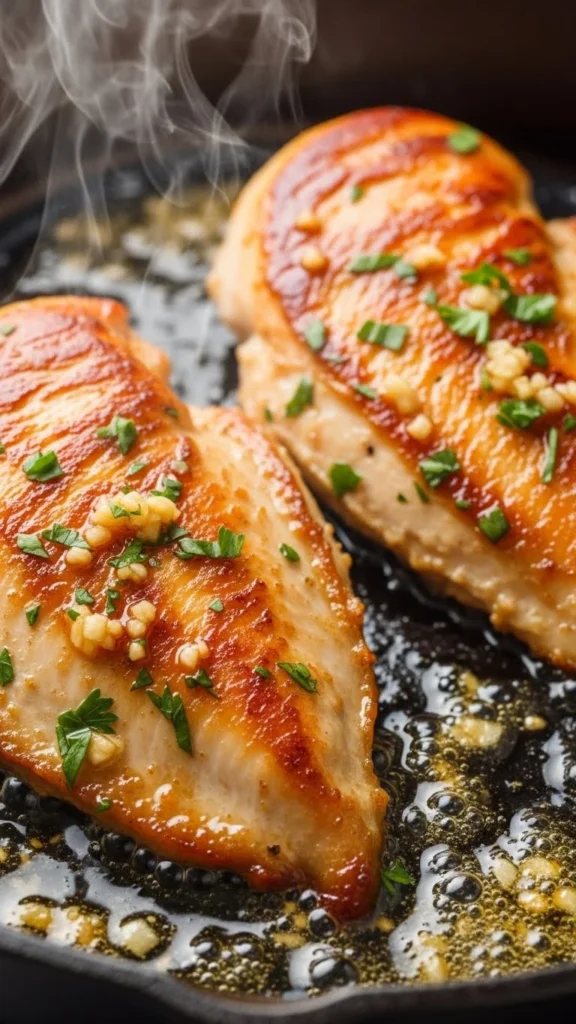 1. Garlic Butter Skillet Chicken