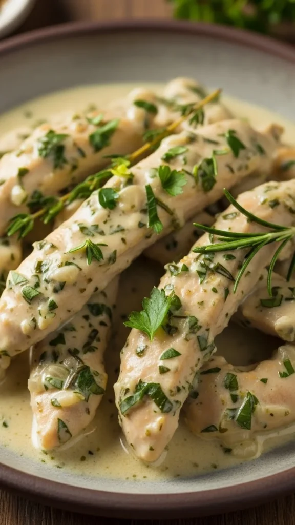 10. Creamy Chicken with Herbs