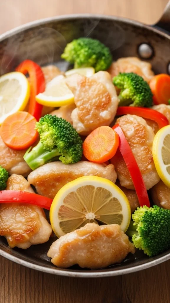 2. Lemon Chicken Stir-Fry