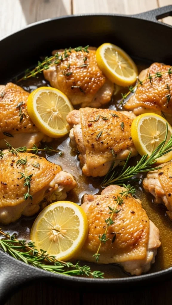 2. Lemon Herb Chicken Skillet