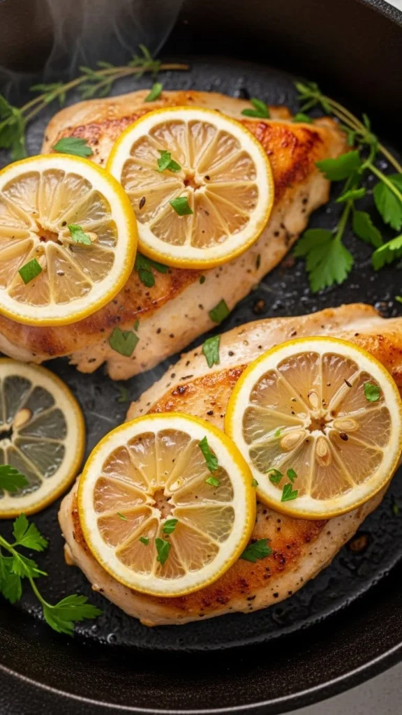 2. Lemon Pan-Cooked Chicken Breast