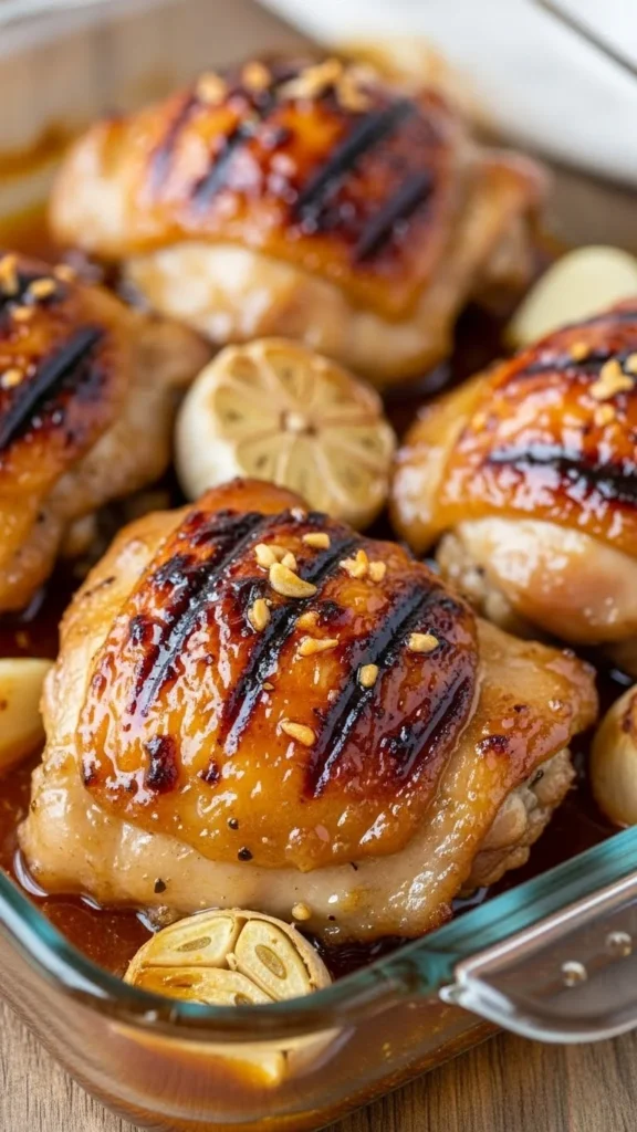 3. Honey Garlic Baked Chicken