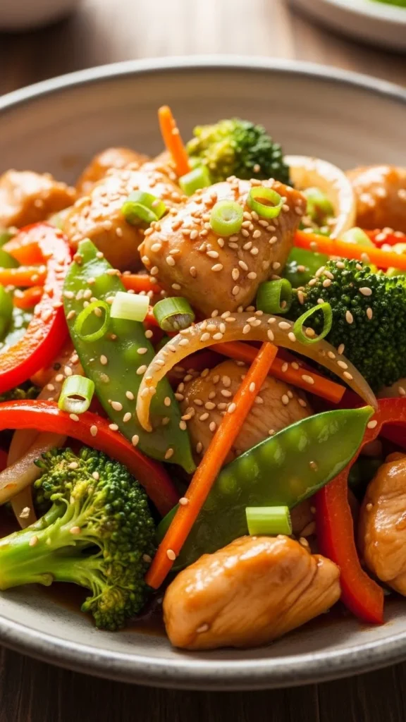 3. Sweet and Savory Chicken Stir Fry
