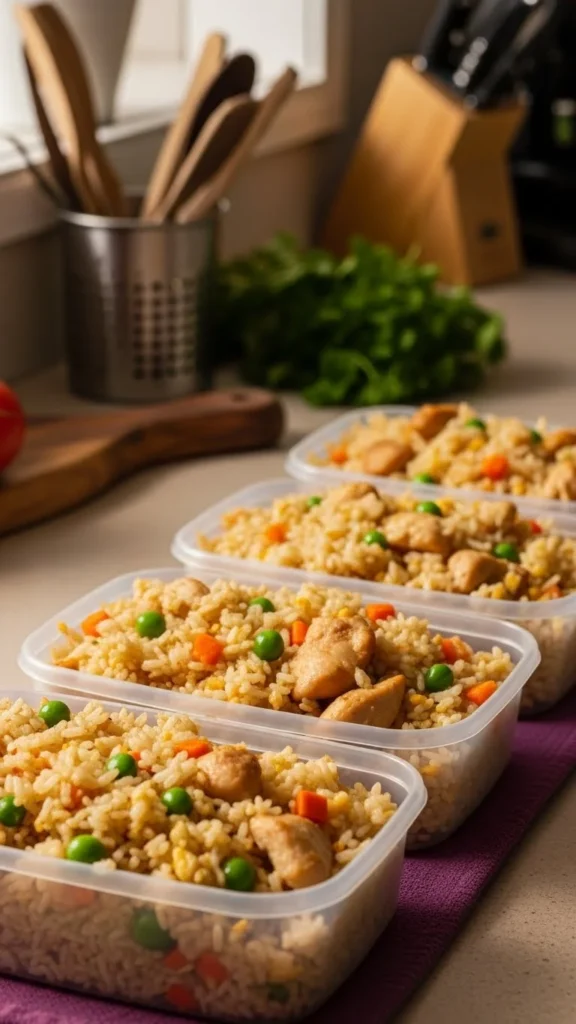 5. Chicken Fried Rice Meal Prep