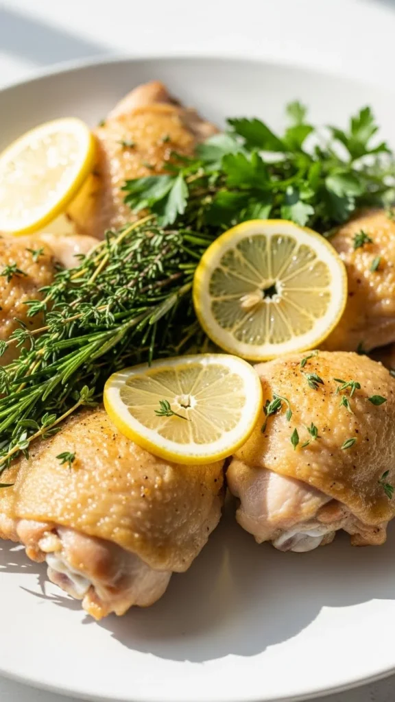 5. Lemon Herb Chicken Thighs