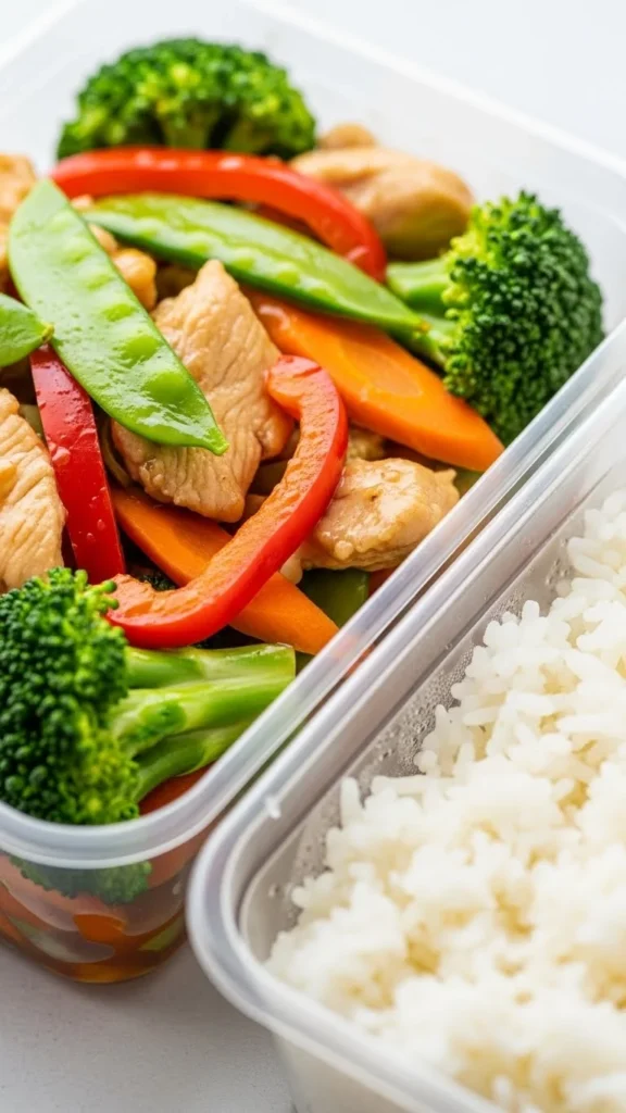 7. Chicken Veggie Stir Fry Prep