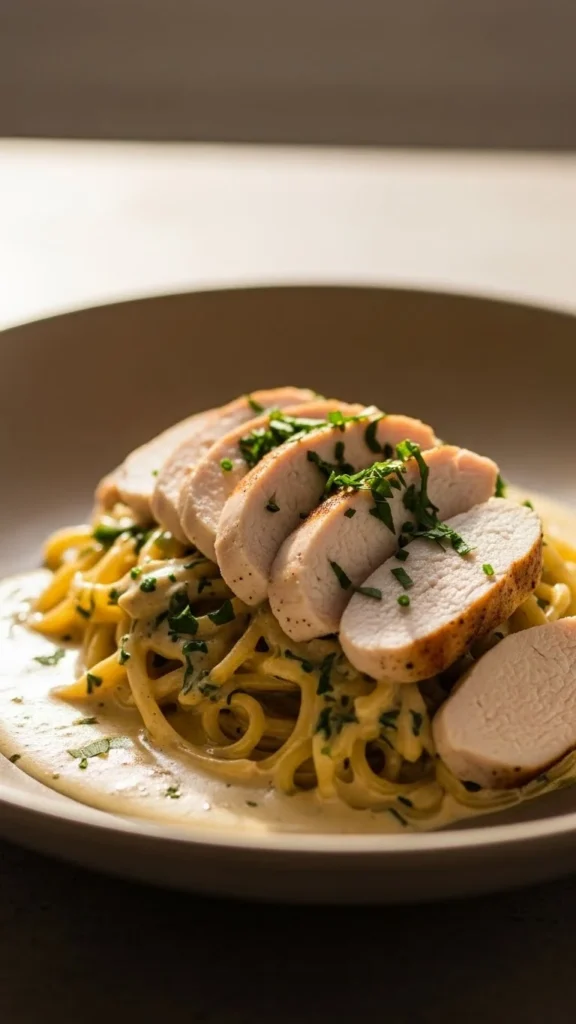 8. Creamy Chicken Pasta