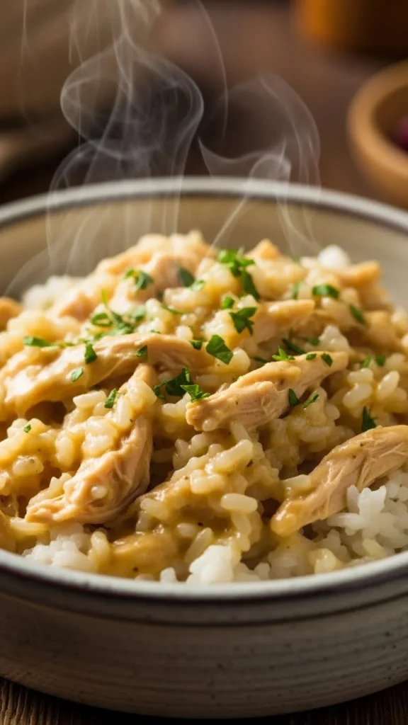 8. Creamy Chicken and Rice