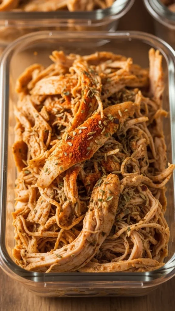 8. Simple Chicken Burrito Filling