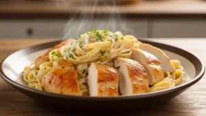 Easy Chicken Pasta Recipe (Creamy, Cozy & Weeknight-Friendly)