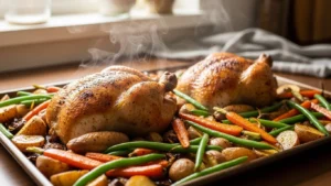 one pan chicken dinner family