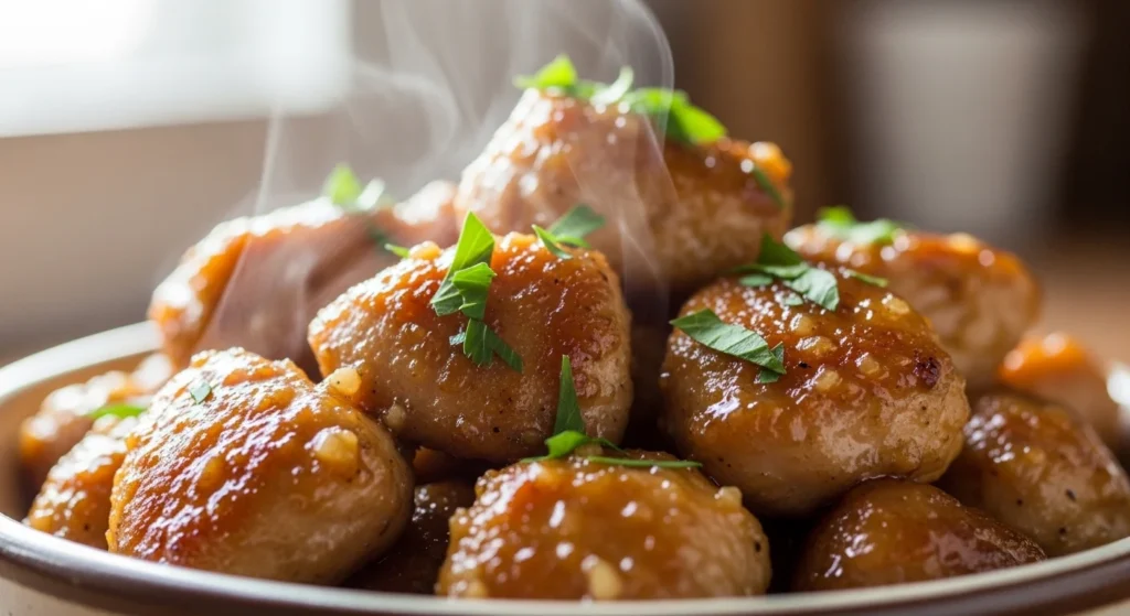 3. Close-up of 30-Minute Family Chicken Dinner Recipe showing juicy texture